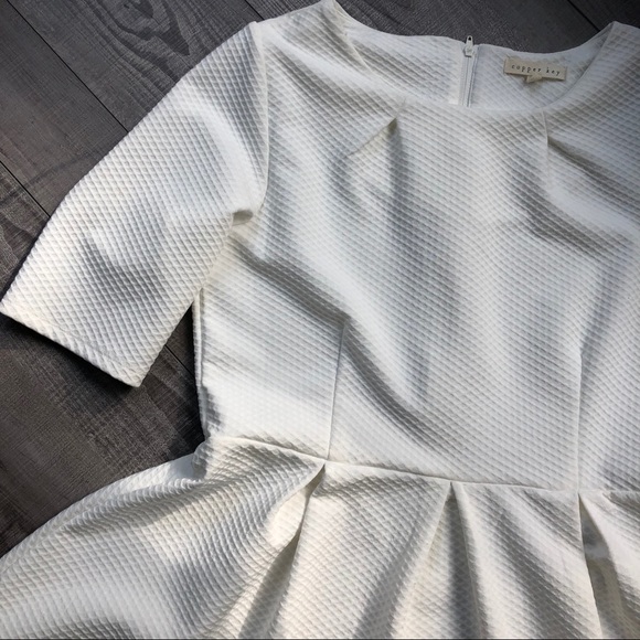 Copper Key Girls White Skater Dress XL - Picture 4 of 12